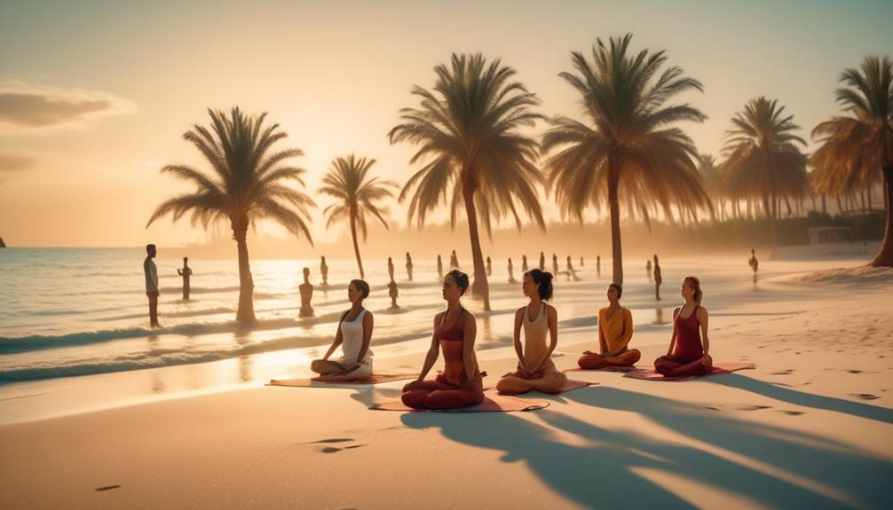 egyptian yoga retreats by the beach
