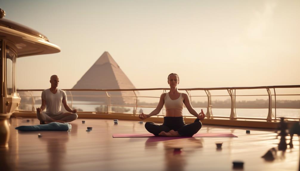 luxury yoga sessions at sea